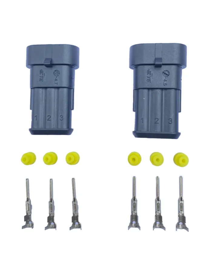 Conector SuperSeal 3P para Terminal Macho (2un)