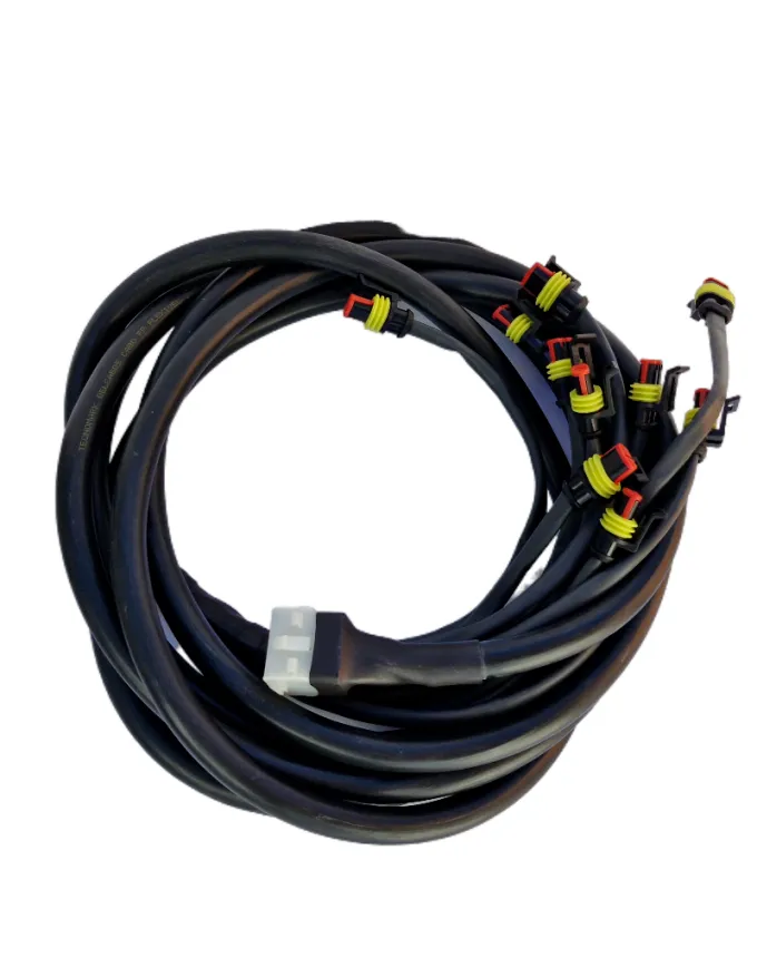 Chicote Comando Elétrico Hidráulico 4 Funções Tecnomark