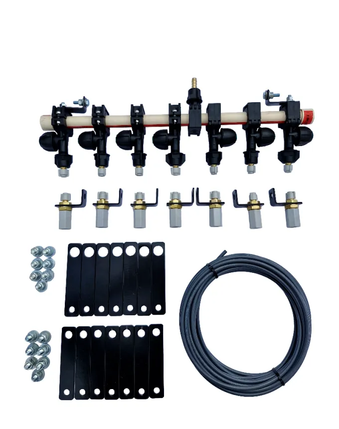 Kit Bicos de Pulverização no Sulco para 7 Linhas 