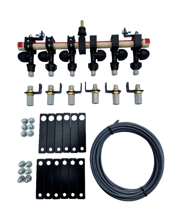 Kit Bicos de Pulverização no Sulco para 6 Linhas 