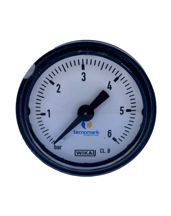 Manômetro 40mm 0-6 bar Montagem Traseira