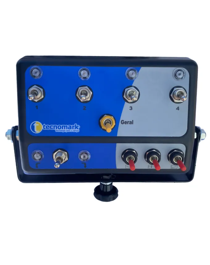 Painel Conjugado Tecnomark Pulverização Plus 4 Seções + Hidráulico 3 Funções + Marcador de Linha