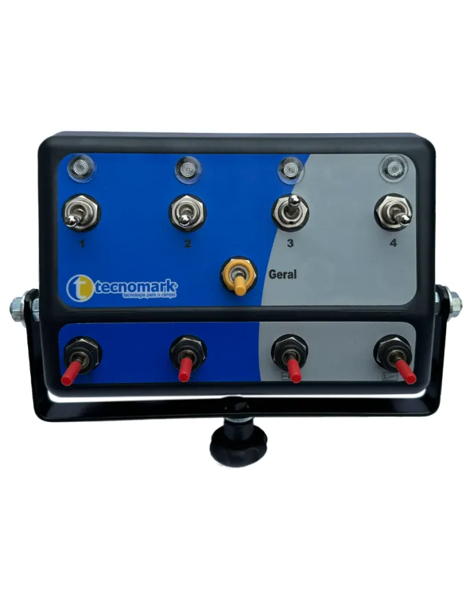 Painel Conjugado Tecnomark Pulverização Plus 4 Seções + Hidráulico 4 Funções