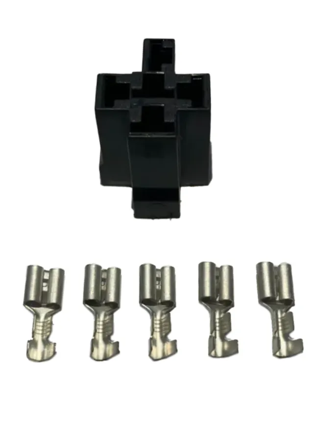 Conector Porta Relé 5 Pinos com Terminais (2un)