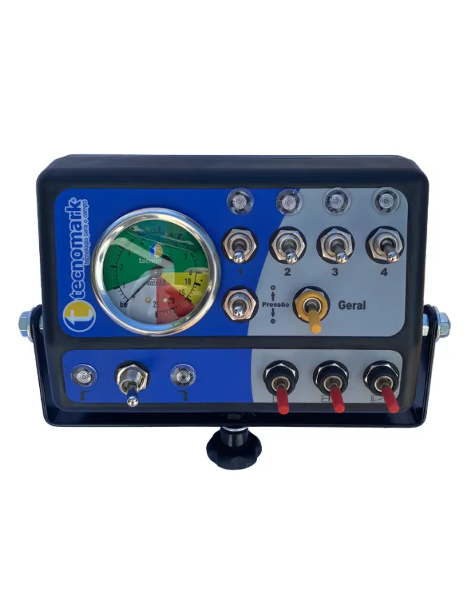 Painel Conjugado Tecnomark Pulverização Premium 4 Seções + Hidráulico 3 Funções + Marcador de Linha