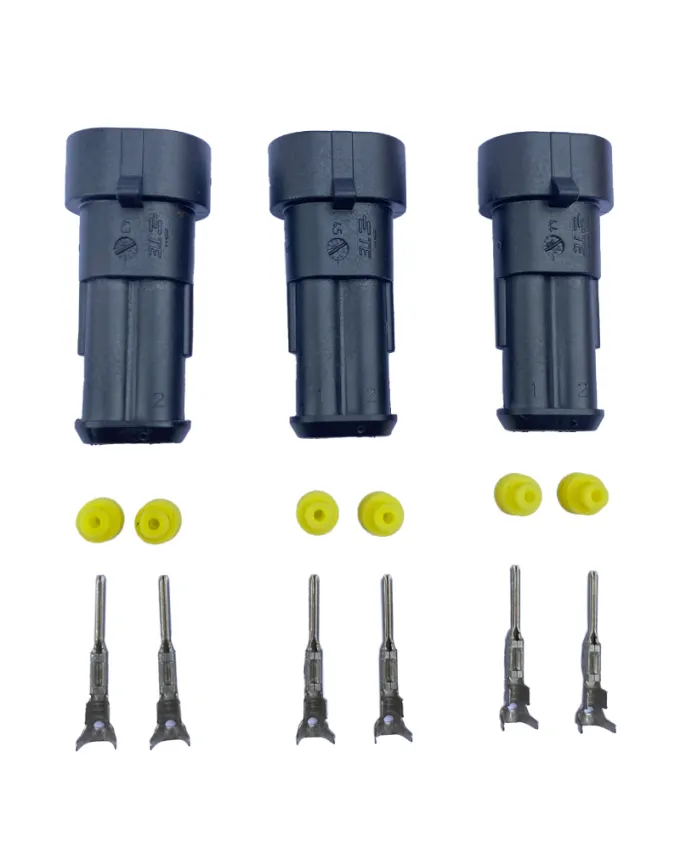 Conector SuperSeal 2P para Terminal Macho (3un)