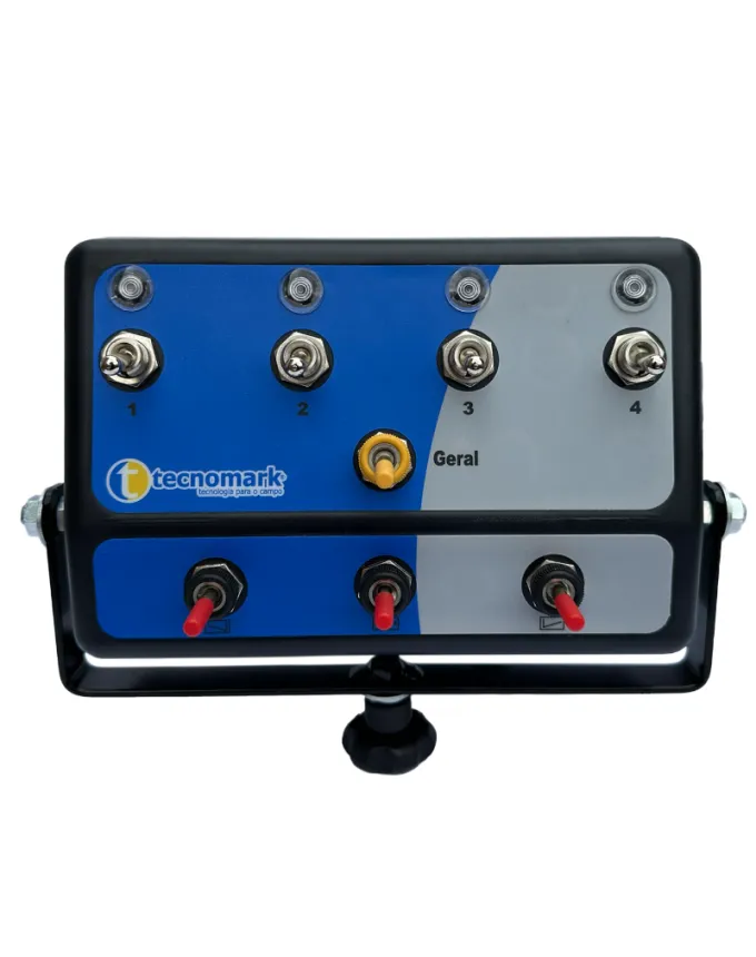 Painel Conjugado Tecnomark Pulverização Plus 4 Seções + Hidráulico 3 Funções